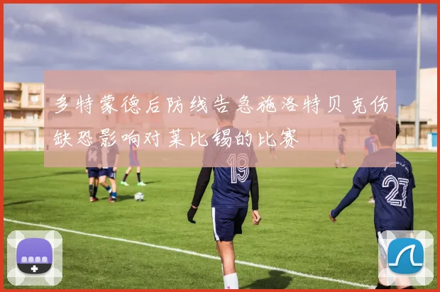 多特蒙德后防线告急施洛特贝克伤缺恐影响对莱比锡的比赛