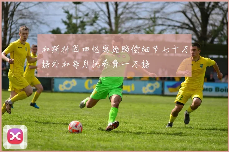 加斯科因回忆离婚赔偿细节七十万镑外加每月抚养费一万镑